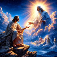 Jesus im Himmel Diamond Painting